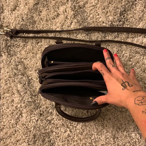 vintage brown handbag - Picture 3 of 4